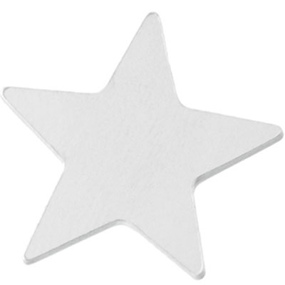 ImpressArt Tampon pour tags étoile, aluminium, 20 mm 