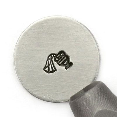 ImpressArt Design tampon, 6 mm, Geometric Zodiac, motif signe astrologique Verseau 