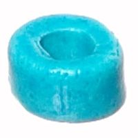 Perle céramique Spacer, env. 7 x 4 mm, bleu clair 