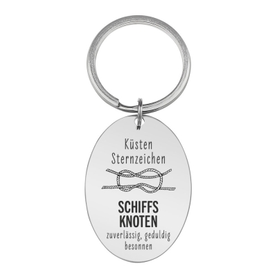 Meermarie Schlüsselanhänger Küstensternzeichen "Schiffsknoten" (Mai) 
