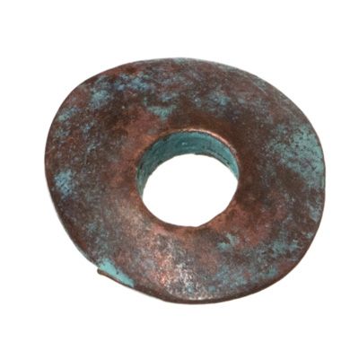 Patina Metal Bead Spacer Disc, 12 x 11 mm 