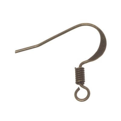 Fishhook, 15 mm, bronze-coloured 