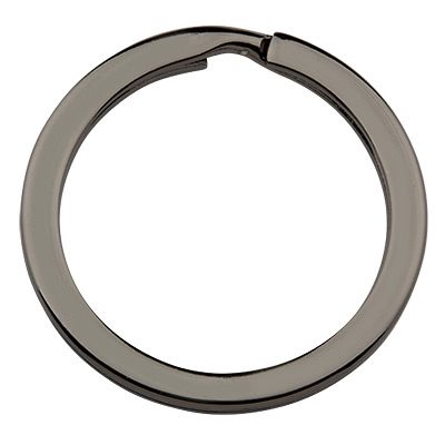 Key ring, gunmetal, diameter 28 mm 