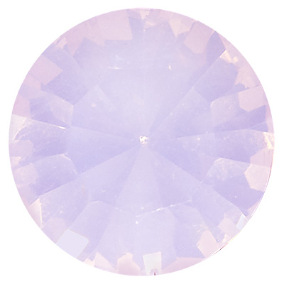 Preciosa Kristallstein Chaton Maxima SS29 (ca. 6 mm), Farbe: rose opal, Unterseite Folie (Dura Foiling) 