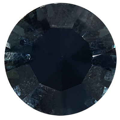 Preciosa pierre de cristal chaton, taille : SS17/PP32 (env. 4 mm), couleur : montana, feuille de dessous 