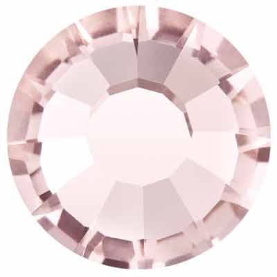 Preciosa kristalsteen Flat Back, slijpsel: Rose Maxima, grootte: SS16 (ca. 4 mm), kleur: vintage roseDF (Dura Foiling). 