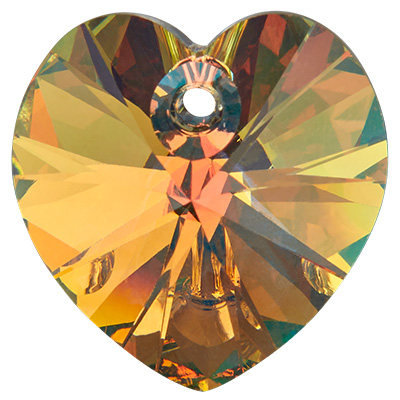 Preciosa Anhänger Herz, Heart Pendant  Maxima, 10 mm, Farbe: crystal AB 