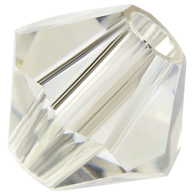 Preciosa kraal, vorm: Bicone (Rondelle Bead), Grootte 3 mm, Kleur: kristal argent flare 