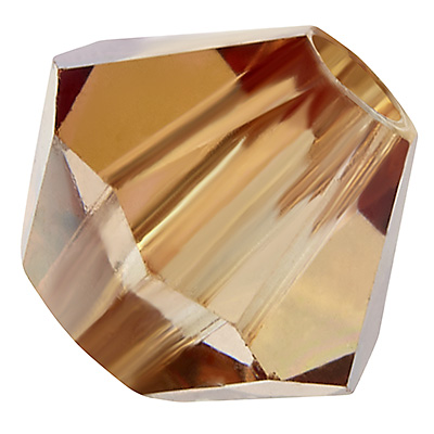 Preciosa Perle, Form: Bicone (Rondelle Bead), Größe 3 mm, Farbe: crystal celsian 