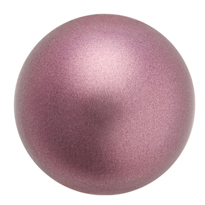 Preciosa pearl ball, Nacre Pearl, shape: Round, 10 mm, Colour: light burgundy 