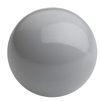 Preciosa pearl ball, Nacre Pearl, shape: Round, 12 mm, Colour: crystal ceramic grey 