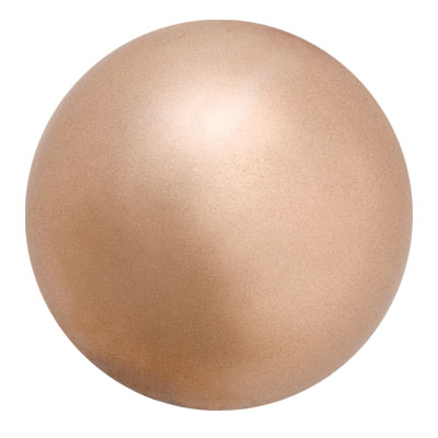 Preciosa Cabochon Nacre rond, diamètre 8 mm, couleur : bronze 