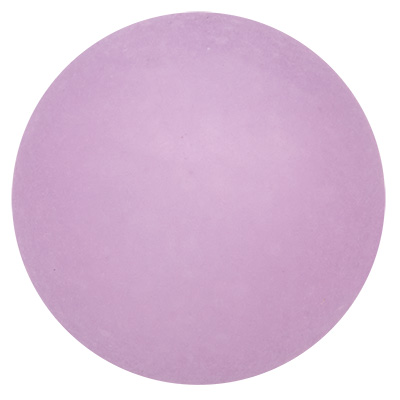 Perle polaire, ronde, env. 14 mm, violette 
