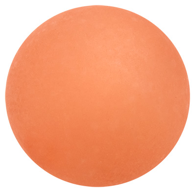 Polarisperle, rund, ca. 14 mm, orange 