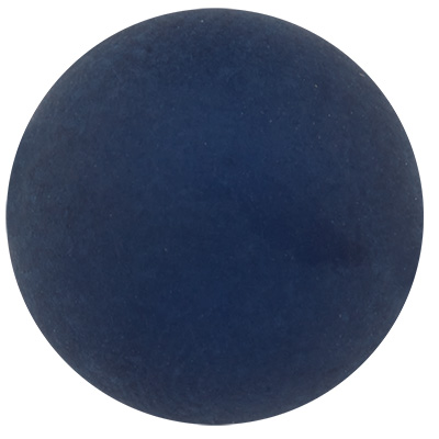 Perle polaire, ronde, env. 8 mm, bleu foncé 