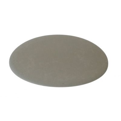 Polaris cabochon, round, 25 mm, dark grey 