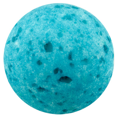 Perle polaire gala sweet, boule, 8 mm, bleu turquoise 