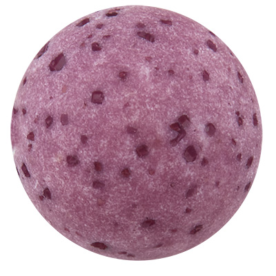 Perle polaire gala sweet, boule, 12 mm, violet foncé 