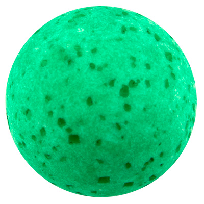Polaris kraal gala lief, bol, 20 mm, turkoois groen 