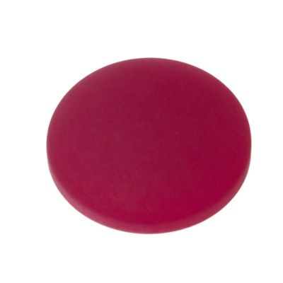 Polaris cabochon, rond, 12 mm, framboos rood 