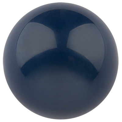 Boule Polaris 10 mm opaque, bleu foncé 