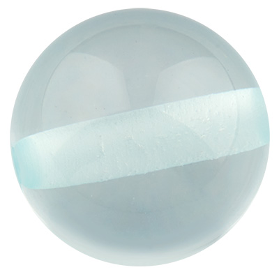 Polarisbol 14 mm transparant, aqua 