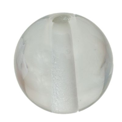 Polarisbol 14 mm transparant, lichtgrijs 