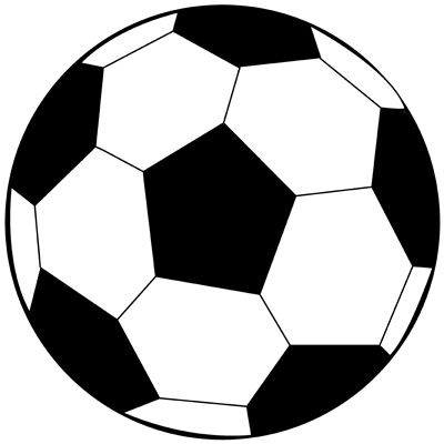Autocollant "Football", rond, diamètre 30 mm 