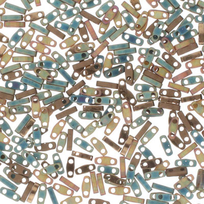 Miyuki Perlen Quarter Tila, Farbe: Mix Enchanted Forest, Röhrchen mit ca. 7,2 gr 