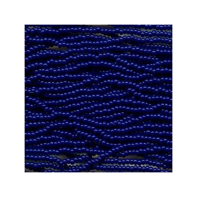 11/0 Preciosa Rocailles Perlen, Rund (ca. 2 mm), Farbe: Navy Blue, Röhrchen mit ca. 24 Gramm 