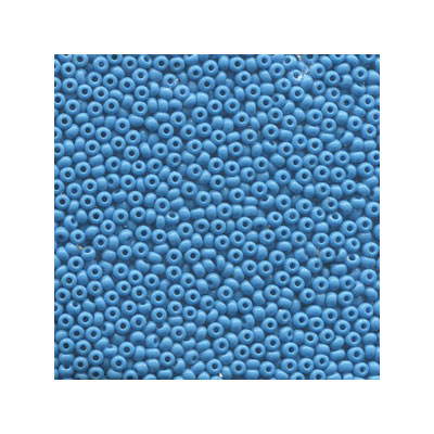 11/0 Preciosa Rocailles Perlen, Rund (ca. 2 mm), Farbe: Turquoise, Röhrchen mit ca. 24 Gramm 