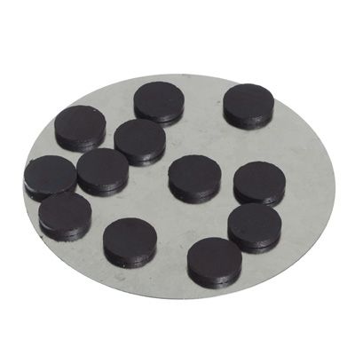 Magnets, round, 12 x 2 mm, 12 pieces 