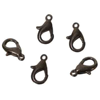 5 carabiner, 12 mm, anthracite 