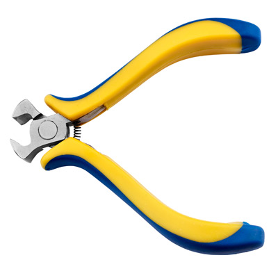Side cutter with short broad tip, length 11 cm 