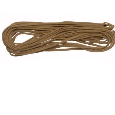 Suede-look ribbon, 3 x1 mm, length 5, light brown 