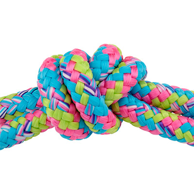 Sail rope, diameter 10 mm, length 1 m, multicolour mix 