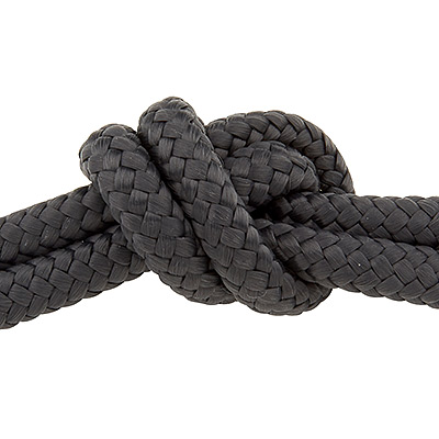 Sail rope, diameter 6 mm, length 1 m, anthracite 