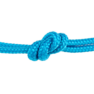 Paracord Durchmesser 1,9 mm, Farbe Dunkles Cyan, Länge 1 Meter 