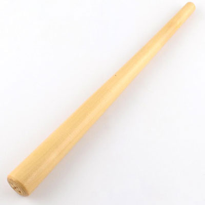 Ringstok hout, lengte 28 cm, diameter 12 - 25 mm 