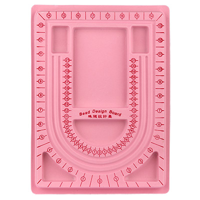 Bead board, pink, 33 x 24 cm 