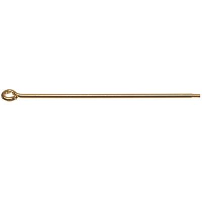 Interchangeable rod screw thread, approx. 55 mm, gold-plated 