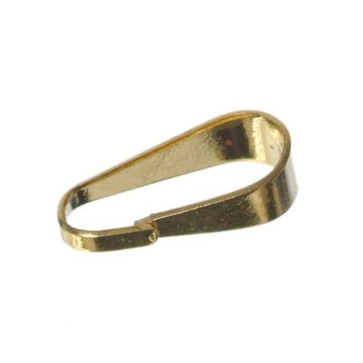 Collier loop mini length, 7 mm, gold-plated 