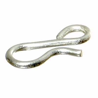 S-hook, silver-plated, length approx. 18 mm 