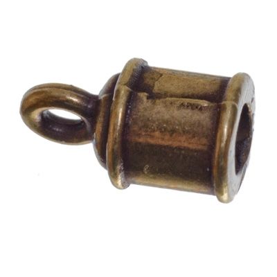 End cap, inner diameter 3 mm, bronze-coloured 