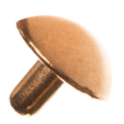 Capuchon pour pendentif sans oeillet pour perles Polaris à partir de 1,8 mm de perçage, couleur or rose 