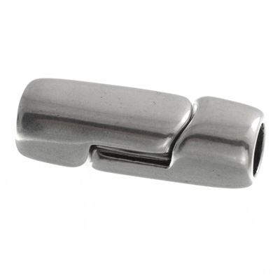 Magnetic fastener for sail rope 5 mm, silver-plated 
