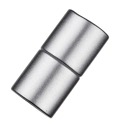 Fermoir magnétique Magic-Power cylindre 21,5 x 10,5 mm, avec perçage 8 mm, argent mat 