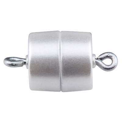 Magic Power magnetic catch roller with eyelet, 18 x 9.5 mm, mother-of-pearl colour 