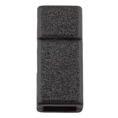Magic Power magnetic fastener for flat strap with 5 mm width, 17 x 7 mm, black black 