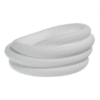 Sail rope / cord, diameter 10 mm, length 1 m, white 
